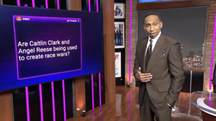 Stephen A. Smith discusses Caitlin Clark and Angel Reese